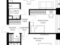 2-комнатная квартира - ул. Верейская, 29/42 / ЖК ВЕЕР - фото 1