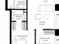 2-комнатная квартира - ул. Верейская, 29/42 / ЖК ВЕЕР - фото 1