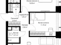 2-комнатная квартира - ул. Верейская, 29/42 / ЖК ВЕЕР - фото 1