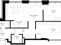 2-комнатная квартира - корпус Клиф, 3 / ЖК Сити Бэй - фото 1