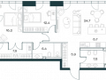 3-комнатная квартира - Орджоникидзе, 10 / ЖК SHIFT - фото 1