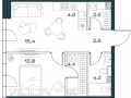 2-комнатная квартира - Орджоникидзе, 10 / ЖК SHIFT - фото 1