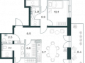 4-комнатная квартира - Орджоникидзе, 10 / ЖК SHIFT - фото 1