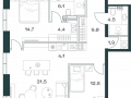 3-комнатная квартира - Орджоникидзе, 10 / ЖК SHIFT - фото 1