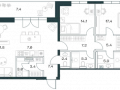 3-комнатная квартира - Орджоникидзе, 10 / ЖК SHIFT - фото 1