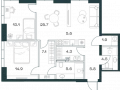 3-комнатная квартира - Орджоникидзе, 10 / ЖК SHIFT - фото 1