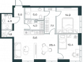 3-комнатная квартира - Орджоникидзе, 10 / ЖК SHIFT - фото 1