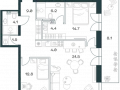 3-комнатная квартира - Орджоникидзе, 10 / ЖК SHIFT - фото 1