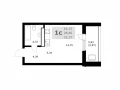 Квартира студия, 31.57 м2 , 18 этаж, Советской Армии - фото 1