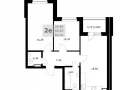 2-комнатная квартира - Советской Армии, / ЖК Комфорт - фото 1