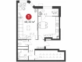 1-комнатная квартира - дом 14 А, 1 / ЖК Панова Парк - фото 1