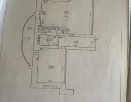 2-комнатная квартира, 75.8 м2 , 2 этаж, 5 просека, 102 - план фото 1