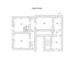 4-комнатная квартира, 202.3 м2 , 18 этаж, Солнечная ул, 28 - план фото 1