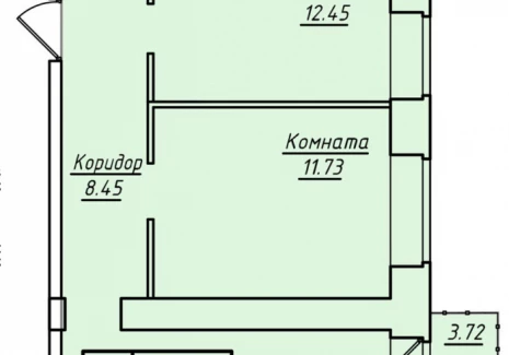 2-комнатная квартира - Стара Загора ул, 249а / ЖК Дом у озера - план фото 1
