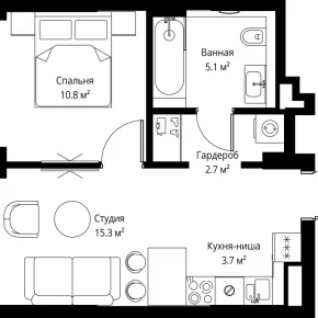 2-я Хуторская, 34 / ЖК &laquo;Симфония 34&raquo;
