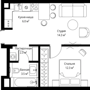 2-я Хуторская, 34 / ЖК &laquo;Симфония 34&raquo;