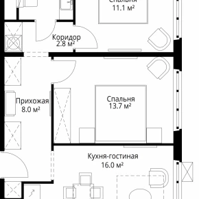 квартал Центральный, 7 / ЖК &laquo;У реки. Эко Видное 2.0&raquo;