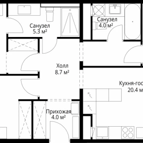 квартал Центральный, 7 / ЖК &laquo;У реки. Эко Видное 2.0&raquo;