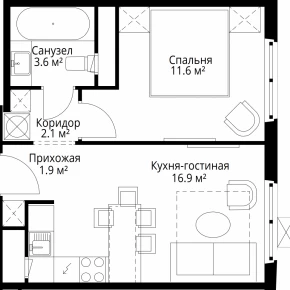 квартал Центральный, 7 / ЖК &laquo;У реки. Эко Видное 2.0&raquo;