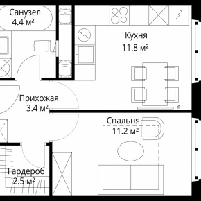квартал Центральный, 7 / ЖК &laquo;У реки. Эко Видное 2.0&raquo;