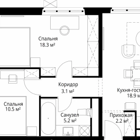 квартал Центральный, 7 / ЖК &laquo;У реки. Эко Видное 2.0&raquo;