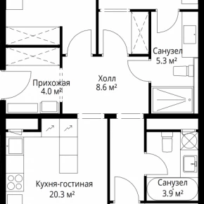 квартал Центральный, 9 / ЖК &laquo;У реки. Эко Видное 2.0&raquo;