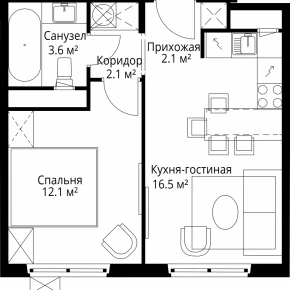 квартал Центральный, 9 / ЖК &laquo;У реки. Эко Видное 2.0&raquo;