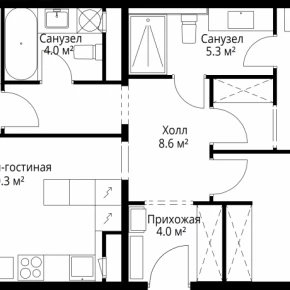 квартал Центральный, 9 / ЖК &laquo;У реки. Эко Видное 2.0&raquo;
