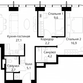 Волоколамское шоссе, 95/2 / ЖК &laquo;Сити Бэй&raquo;