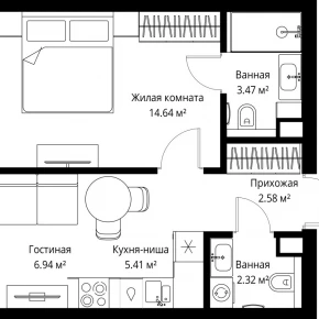 ул. Верейская, 29/42 / ЖК &laquo;ВЕЕР&raquo;