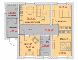 Дом 96 кв.м, КП Уютный городок  - фото 5
