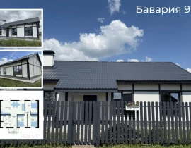 Дом 91 кв.м, КП Бавария парк с.п. Черноречье, пос. Чапаевка, ул. Луговая, проект   - фото 6
