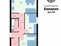 Дом 60 кв.м. КП Бавария парк с.п. Черноречье, пос. Чапаевка, ул. Луговая - фото 1