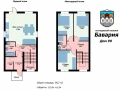 Дом 90.7 кв.м. КП Бавария парк с.п. Черноречье, пос. Чапаевка, ул. Луговая  - фото 1