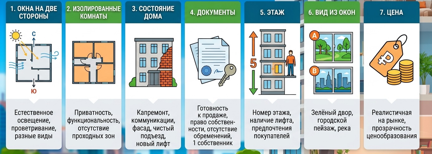 Факторы, влияющие на ликвидность квартиры-распашонки